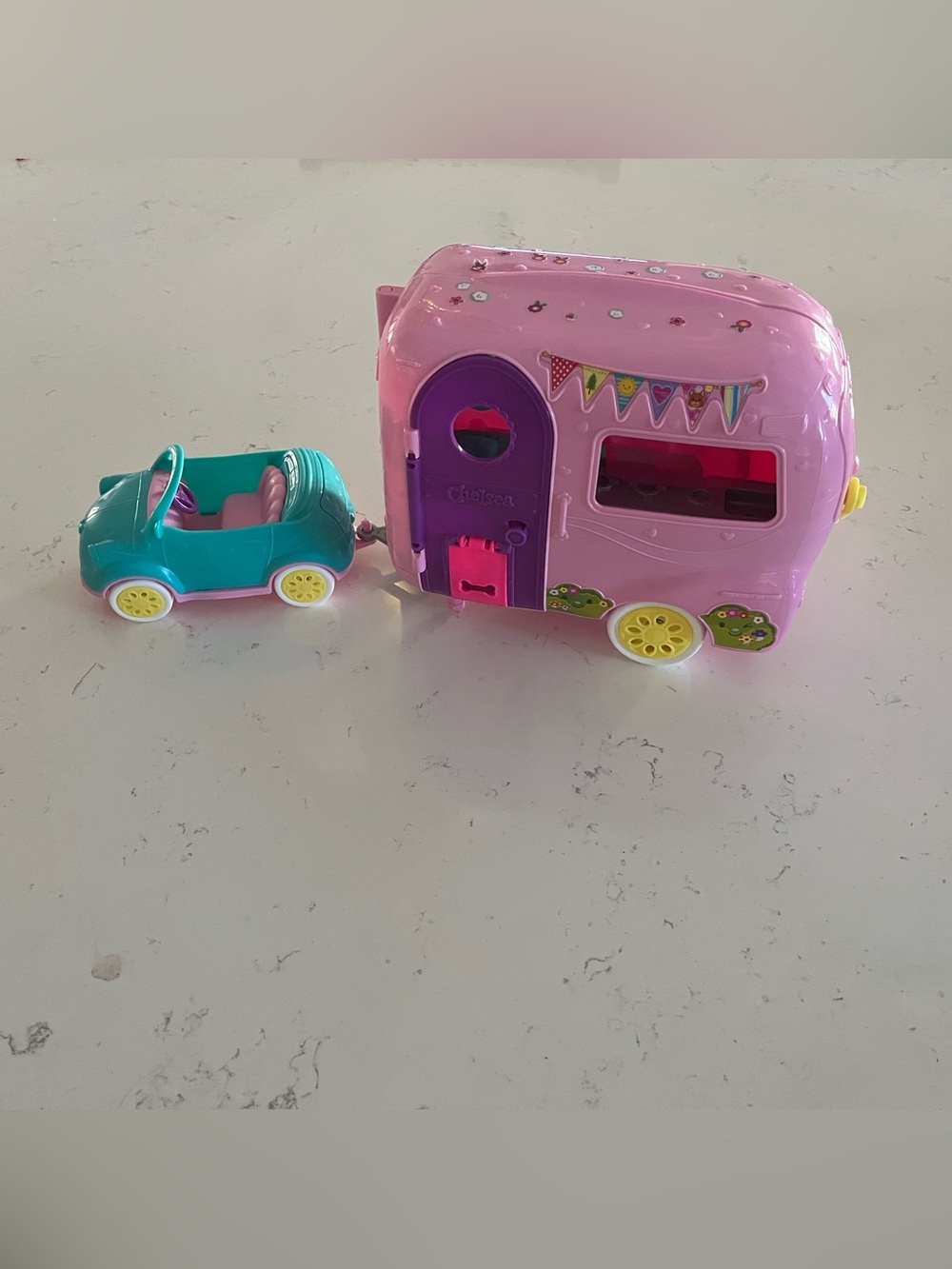 Barbie Chelsea Car and Camper Play set with accessories